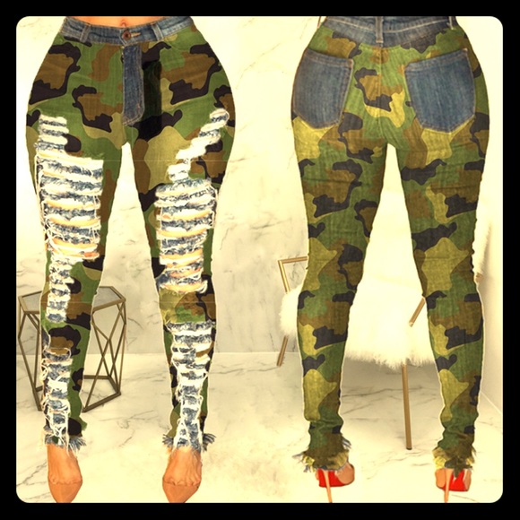 Denim - Printed jeans
